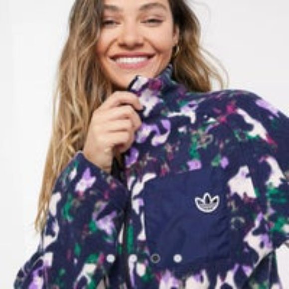 New✨Adidas Bellista Fleece Zip Up - Picture 2 of 2